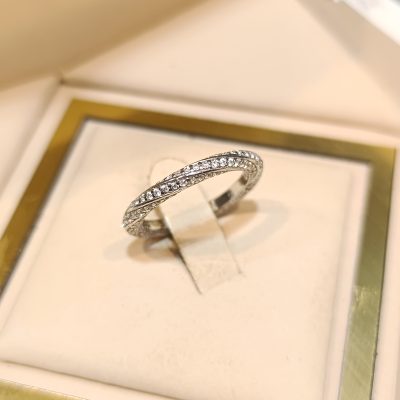 انگشتر نقره زنانه نگین دار - کدr1354